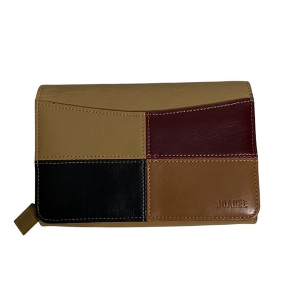 Joanel Women's Patch Work Wallet - Picture 1 of 9